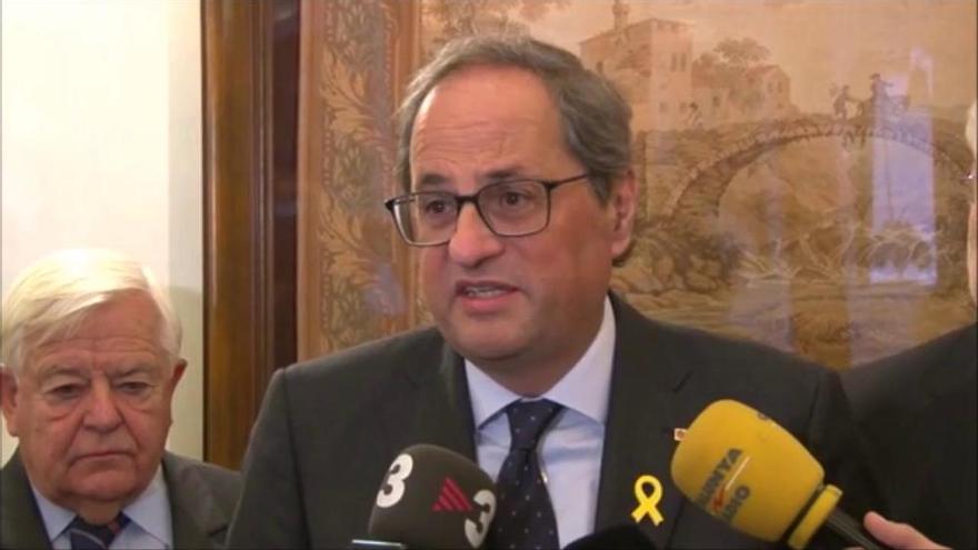 Quim Torra diu que la Constitució és «una presó per a molts catalans»