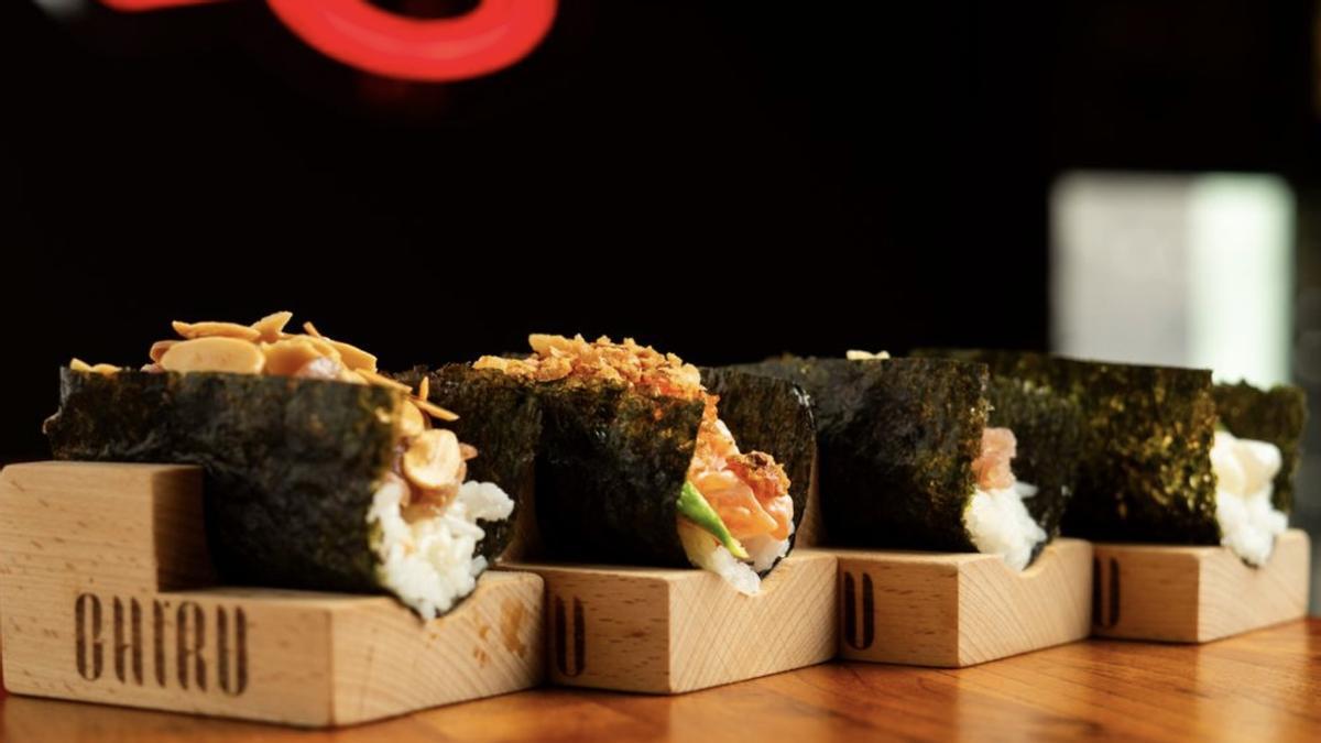 En Chiru hacen los 'hand rolls' en formato mini.