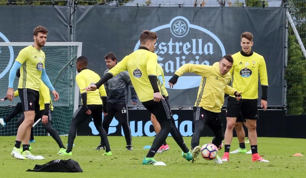 El equipo celeste prepara a contrarreloj el partido del domingo en Mendizorroza ante el Alavés