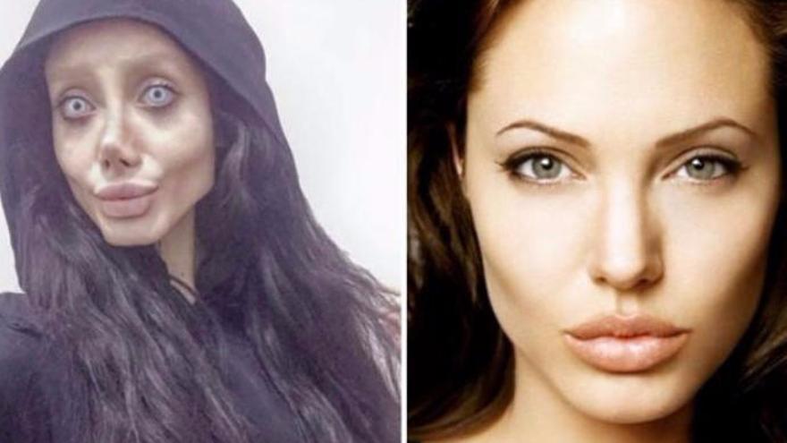 La &#039;imitadora&#039; de Angelina Jolie: &quot;No es mi cara real&quot;