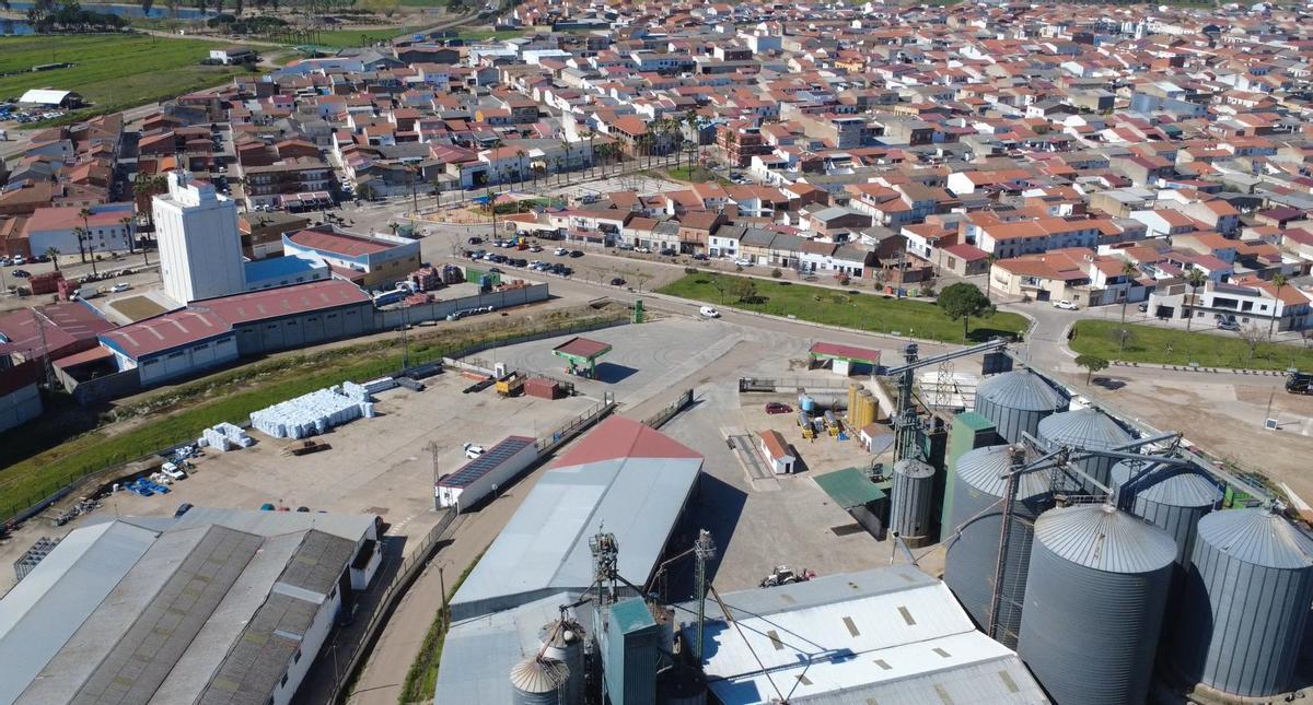 Instalaciones de la Cooperativa Amalia de Sajonia, en Santa Amalia.