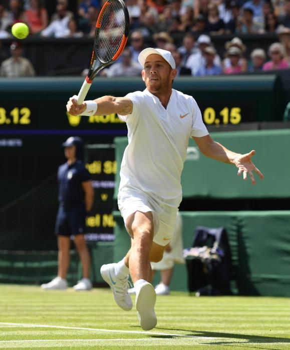 El debut de Nadal en Wimbledon, en imágenes