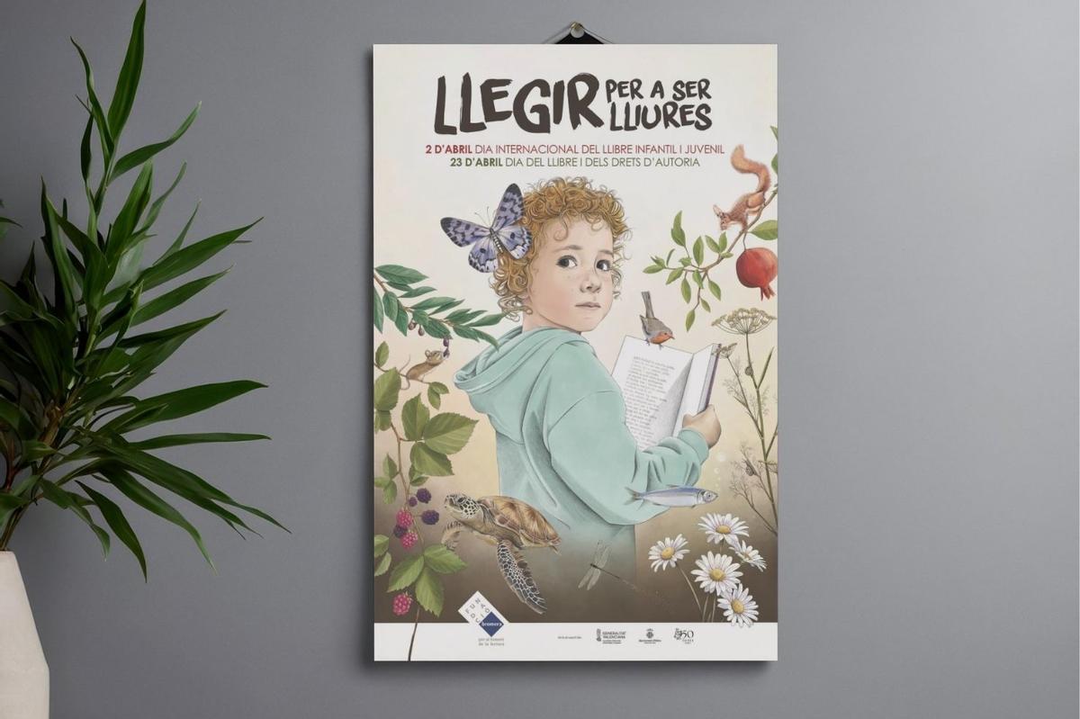 El cartell d’aquesta edició ha sigut creat per la il·lustradora valenciana Alba López.