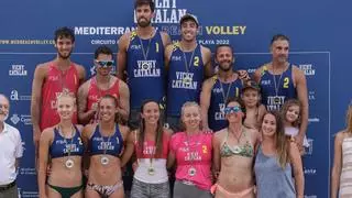 La primera prueba del Circuito Mediterranean Beach Volley ya tiene campeones