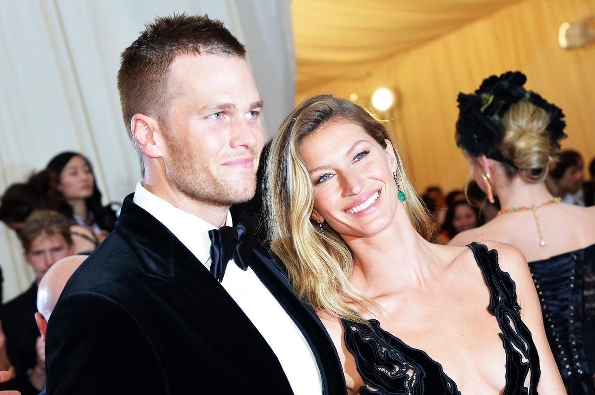 Gisele Bündchen y Tom Brady en la Gala Met de 2014