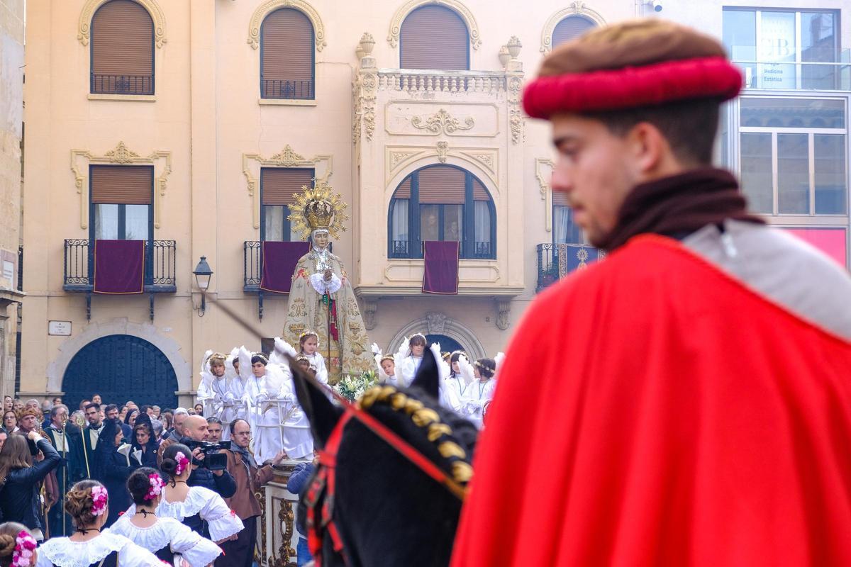 Así ha sido la procesión de la Festividad de la Venida de la Virgen en Elche