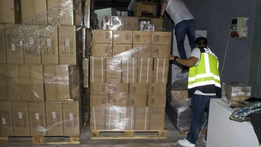 La Policía recupera un millón en mercancía robada con empresas falsas de transporte