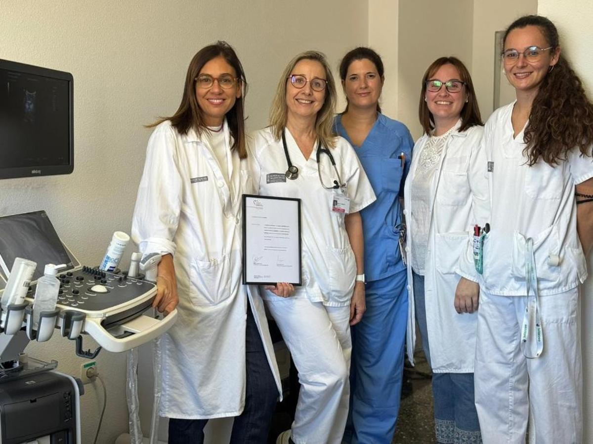 Trabajadoras de la Unidad Cardiorrenal del Hospital Doctor Peset