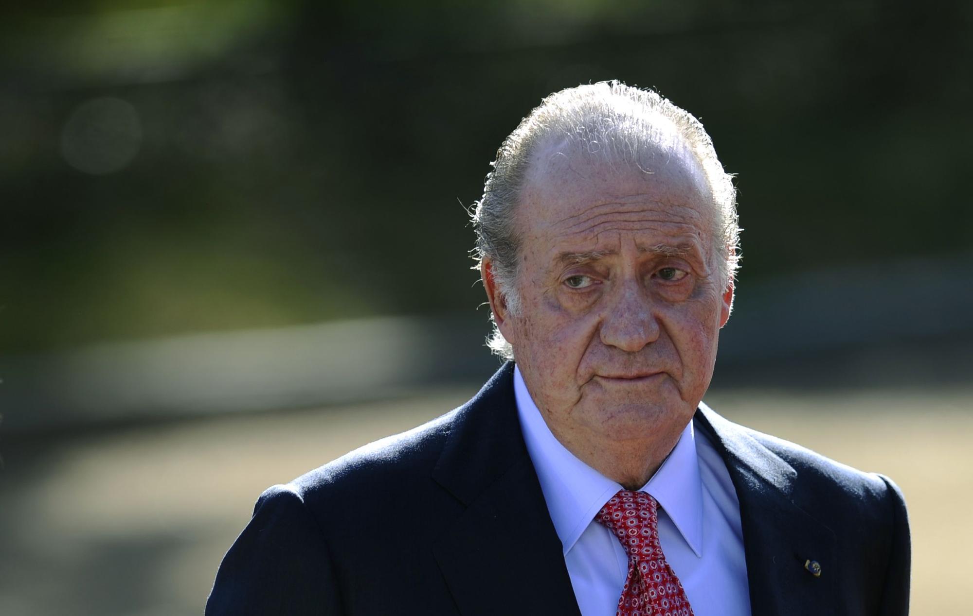 Rey Juan Carlos triste