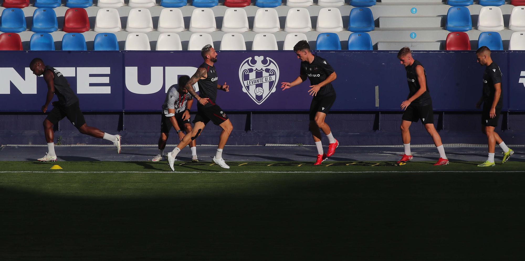 Así ha sido el entrenamiento de hoy del Levante UD