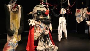 Una de les sales de lexposició Ubú Pintor: Alfred Jarry i les arts al Museu Picasso de Barcelona