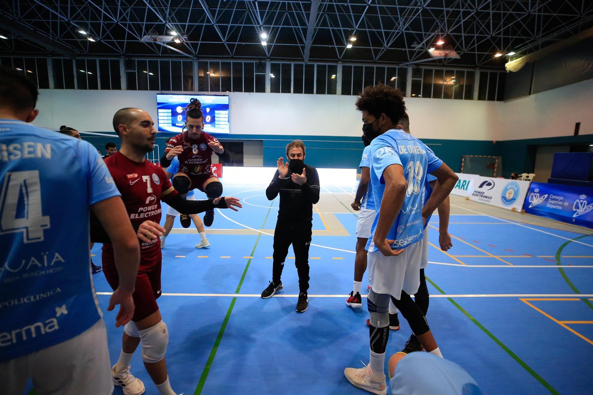 Partido entre la UD Ibiza Ushuaïa Volley y el Rio Duero Soria