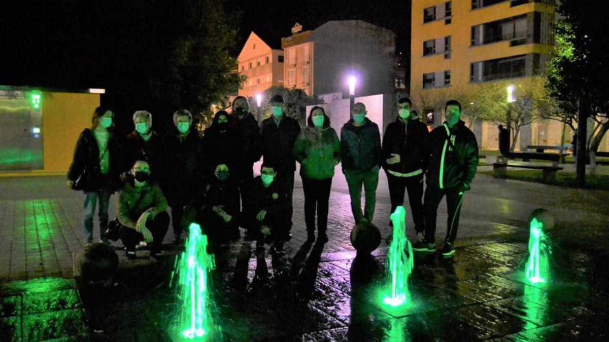 Encendido de luz verde y mesas informativas | FDV