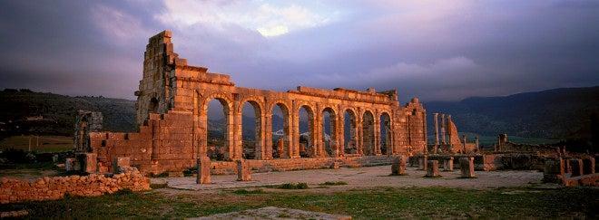 Ruinas arqueológicas de Volubilis (Marruecos)