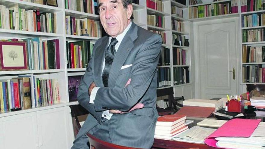 Fernando Suárez, en su despacho de Madrid, durante la conversación con LA NUEVA ESPAÑA / módem press