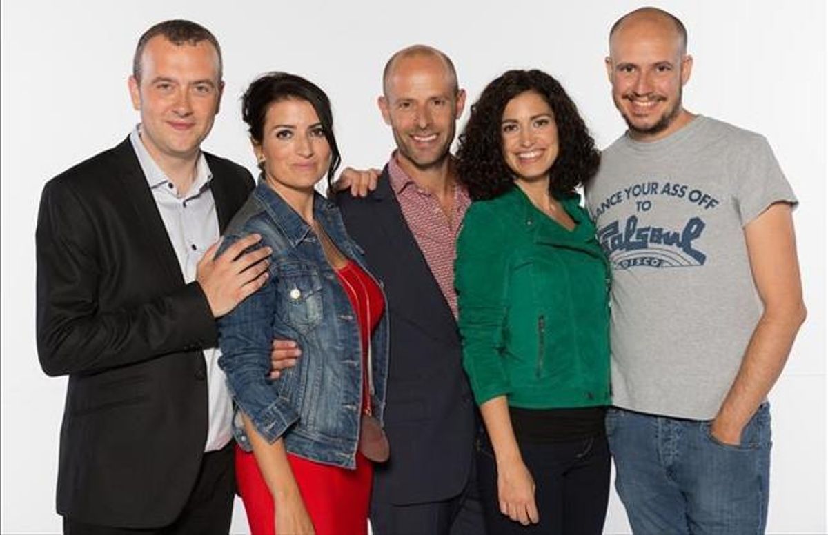 Eduard Farelo, enmig del jurat de l’’Oh happy day’ de TV-3. Eduard Farelo, enmig del jurat de l’’Oh happy day’ de TV-3.