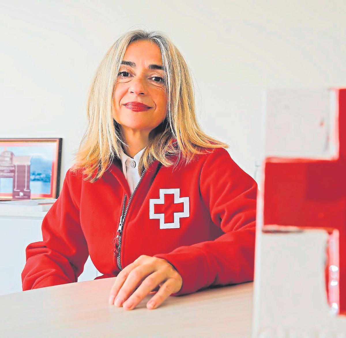Cándida Delia Ruiz López, presidenta provincial de Cruz Roja en Córdoba.