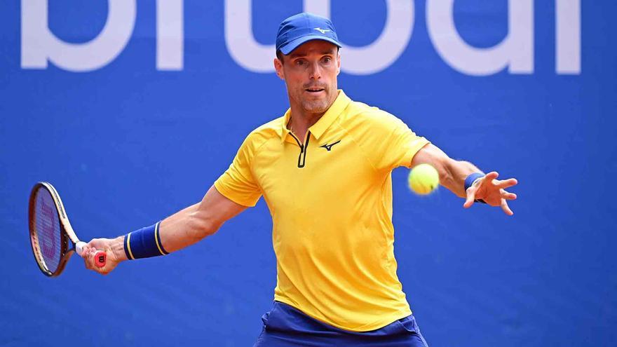 Roberto Bautista en los octavos de final de Hamburgo.
