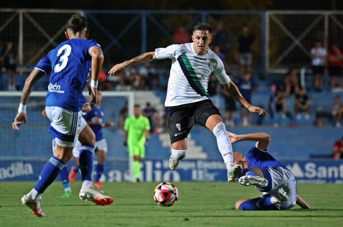 Carracedo, en el amistoso disputado por el Córdoba CF en Linares.