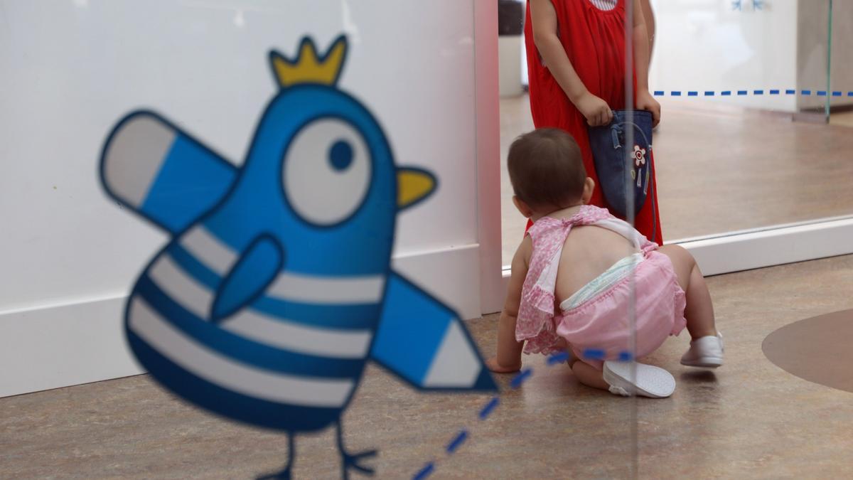 Una escuela infantil de la red Galiña Azul de la Xunta.