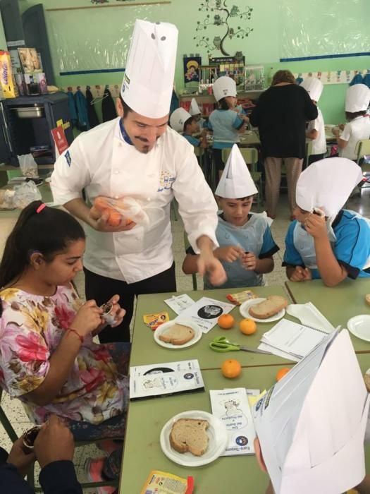 Taller con niños del cocinero Sergio Garrido