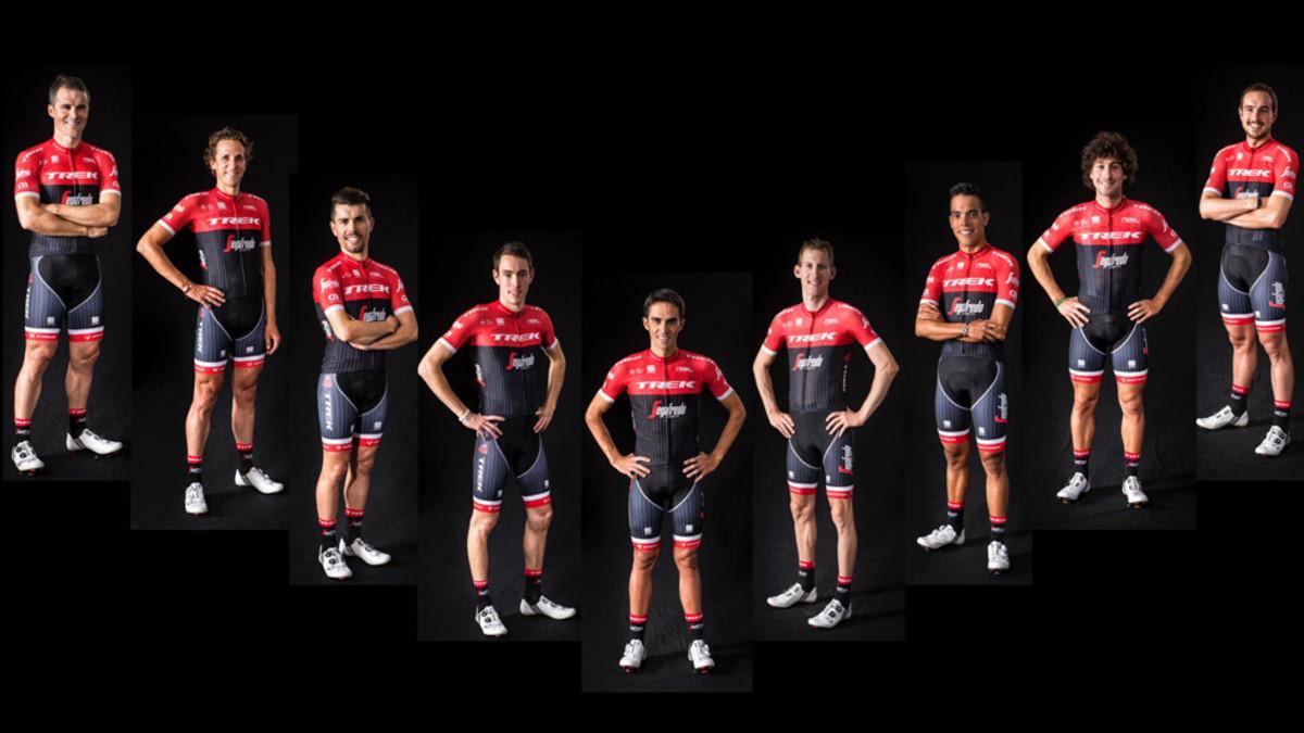 El equipo del Trek para el Tour de Francia
