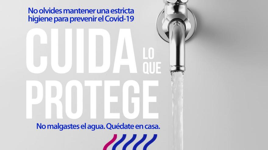 El Taibilla pide que no se malgaste el agua, pero que se use la que haga falta contra el Covid-19