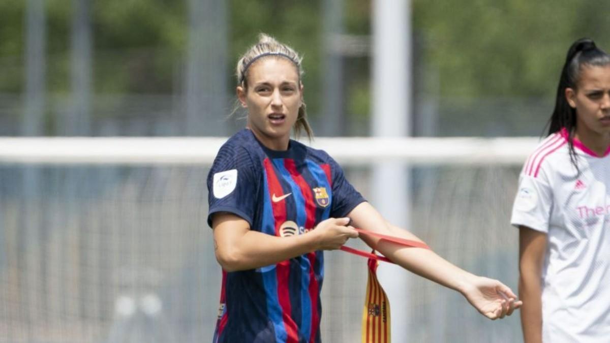 Alexia Putellas, en el duelo ante el Madrid CFF