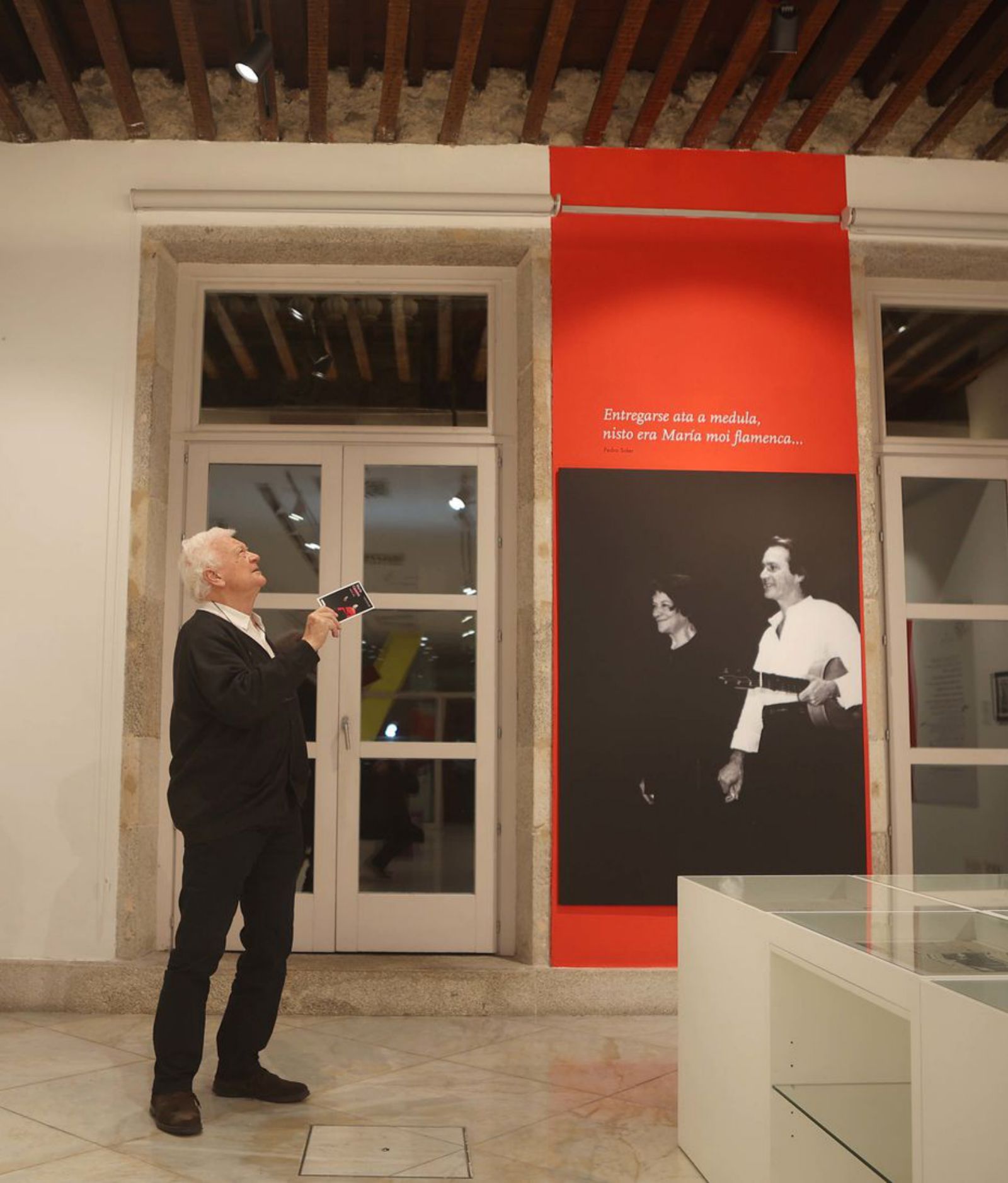 Felipe Peña, en la casa Casares Quiroga. |  Iago López