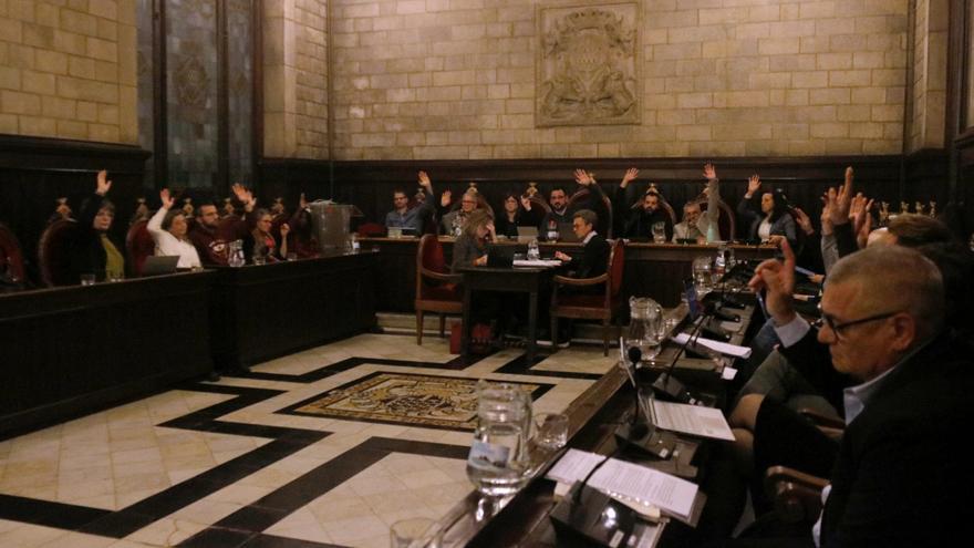 Guanyem, Junts, ERC i PSC de Girona clamen per un nou finançament local: &quot;Estem posant al límit la pressió fiscal&quot;