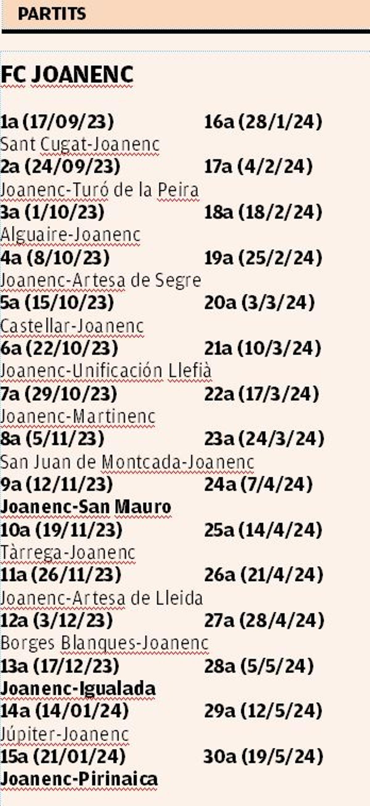 Calendari del Joanenc