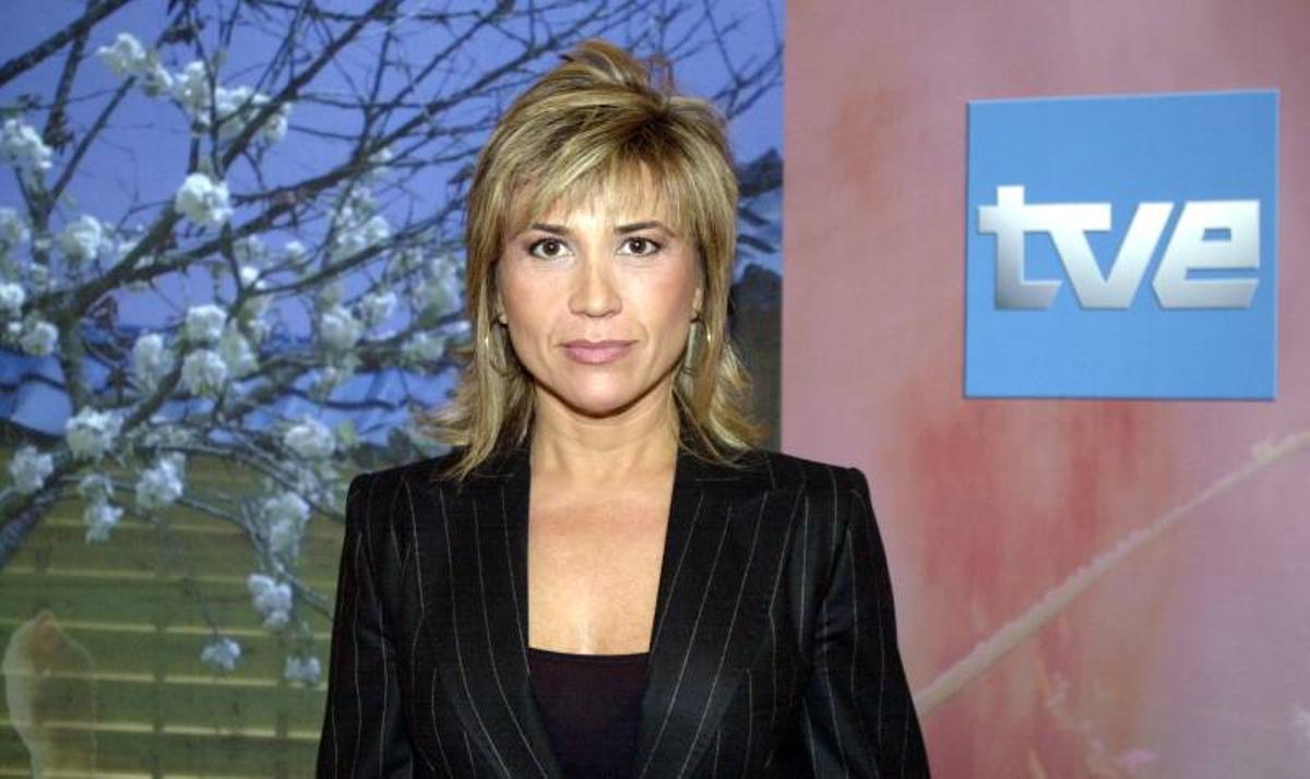 Julia Otero en TVE allá por el año 2004