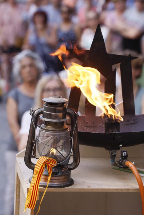 La Flama del Canigó arriba a Girona