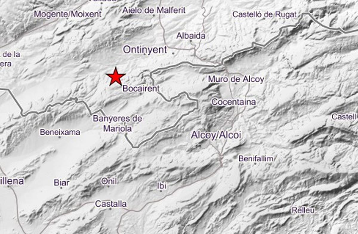Terremoto en Bocairent.
