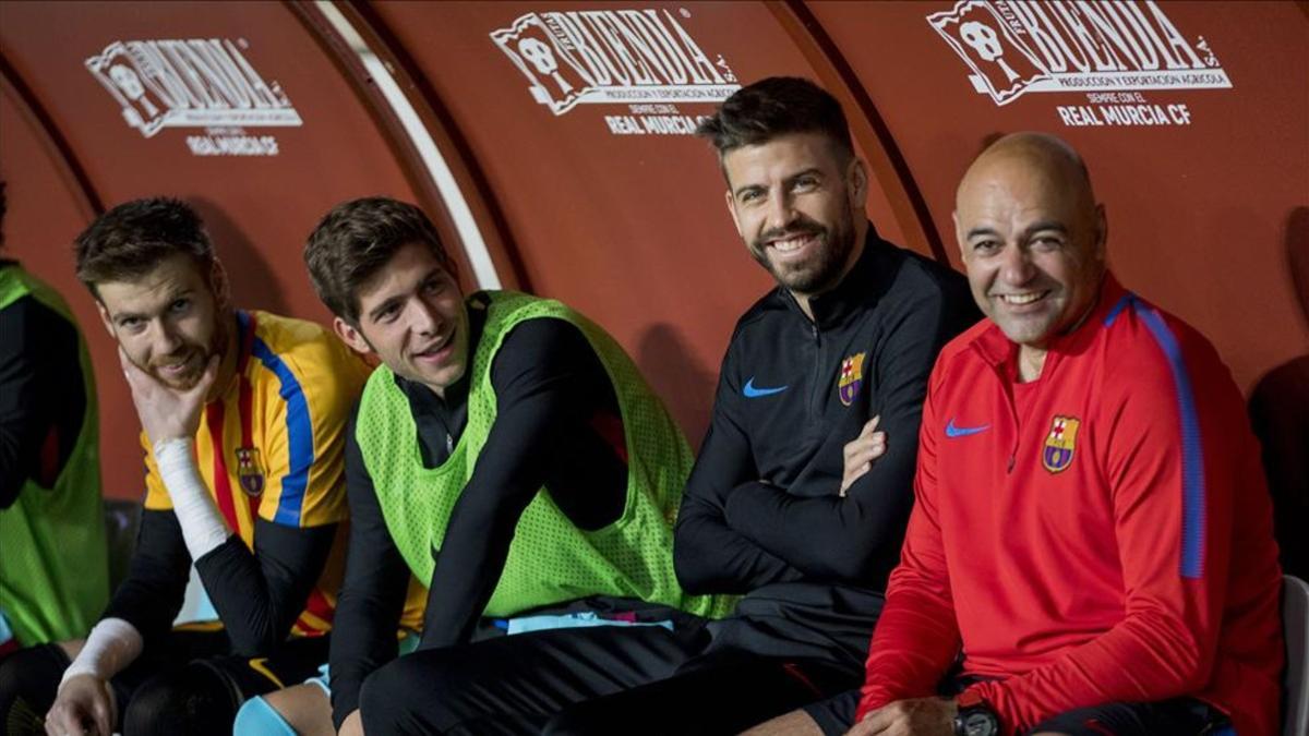 Sergi Roberto y Pîqué son dos puntales que el Barça quiere renovar cuanto antes