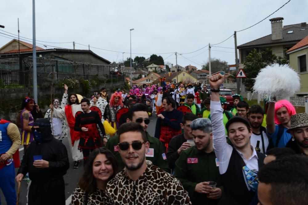 Aldán y Moaña celebran el final del Carnaval. // G. Núñez