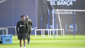 Xavi Hernández no da pistas sobre El Clásico