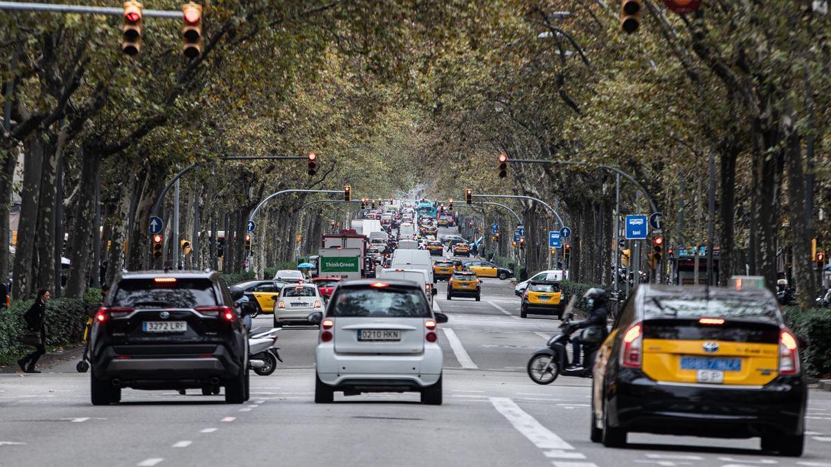Una calle de Barcelona.