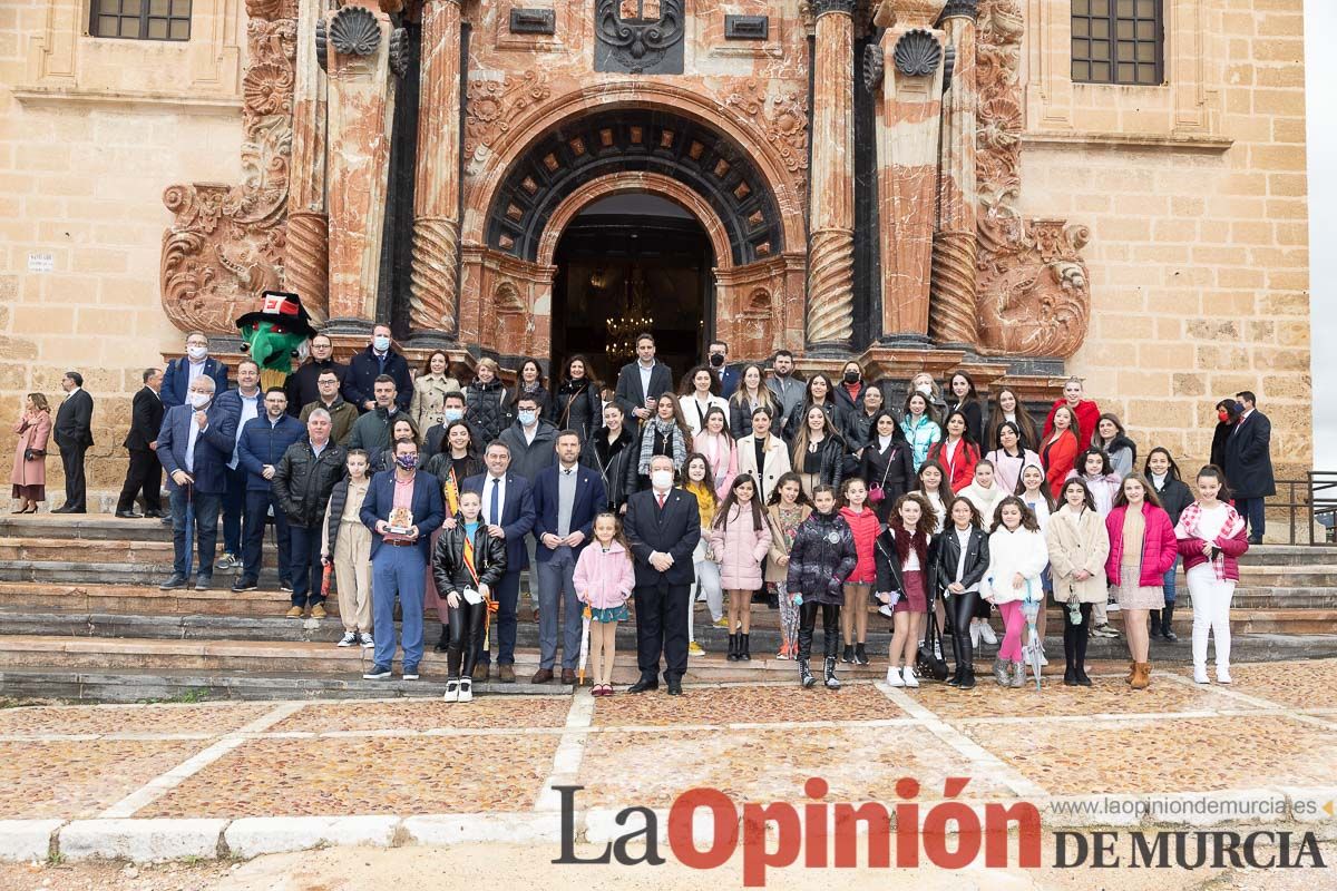 La Federación de peñas de Alcantarilla visita Caravaca de la Cruz