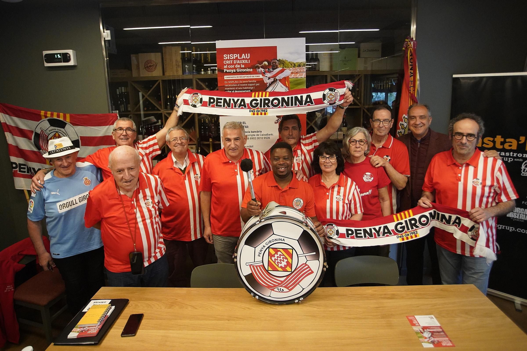 Les fotos de la presentació de la campanya de mecenatge per ajudar en Sisplau