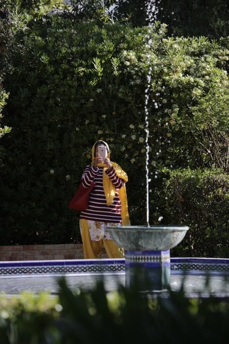 Primer día de apertura de los jardines de Marivent