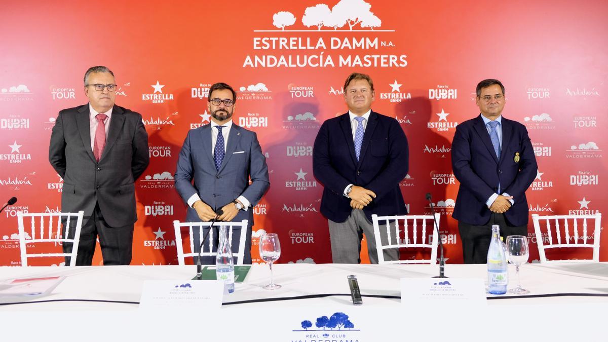 El Estrella Damm Andalucía Masters se presentó este martes en Valderrama