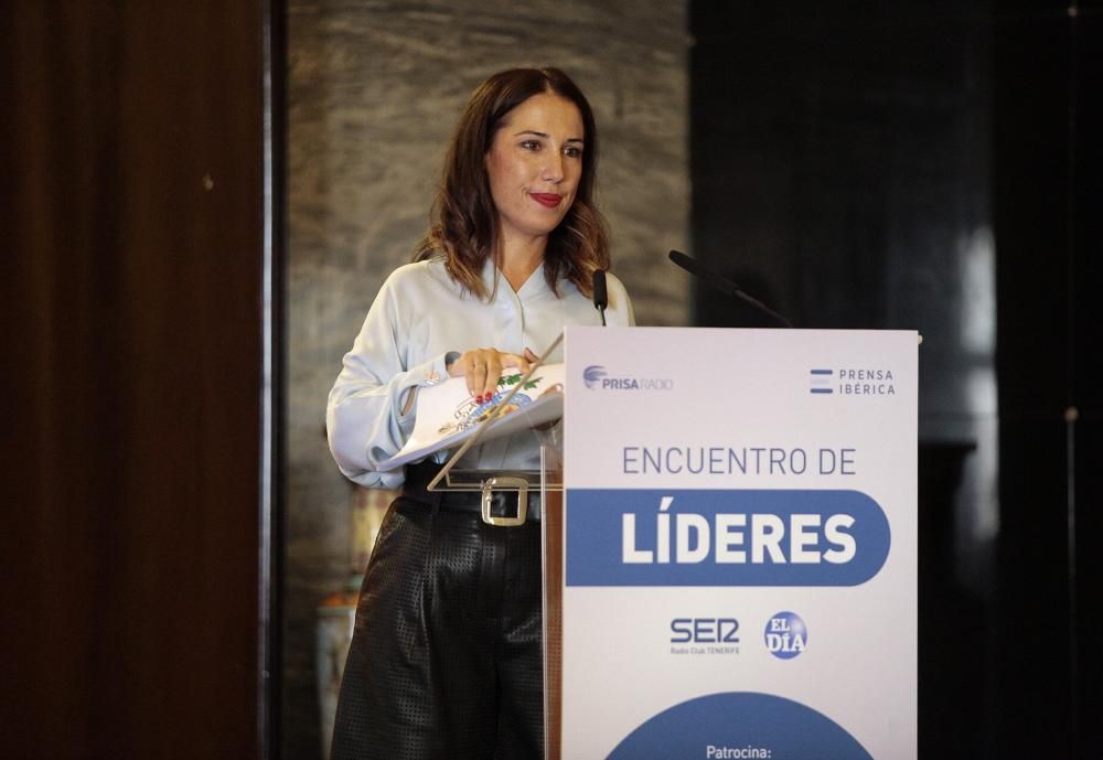 Patricia Hernández en el 'Encuentro de Líderes'