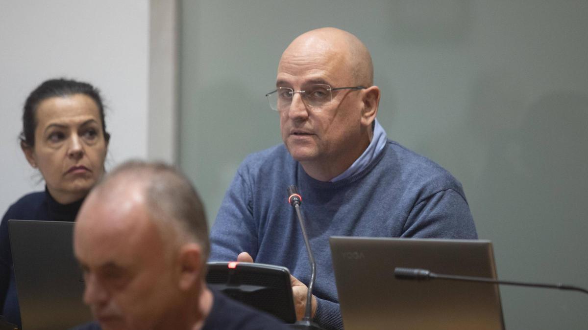 Josep Bermúdez, en un pleno, en una imagen de archivo.