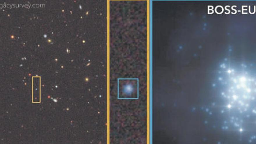 Descubierta una galaxia con luminosidad similar al cuásar