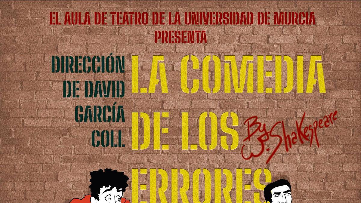 El aula de teatro de la UMU estrena ‘La comedia de los errores’ de Shakespeare en el Teatro Villa de Molina