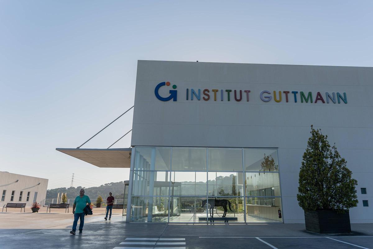 Entrada al Institut Guttman, en el campus de Can Ruti en Badalona.