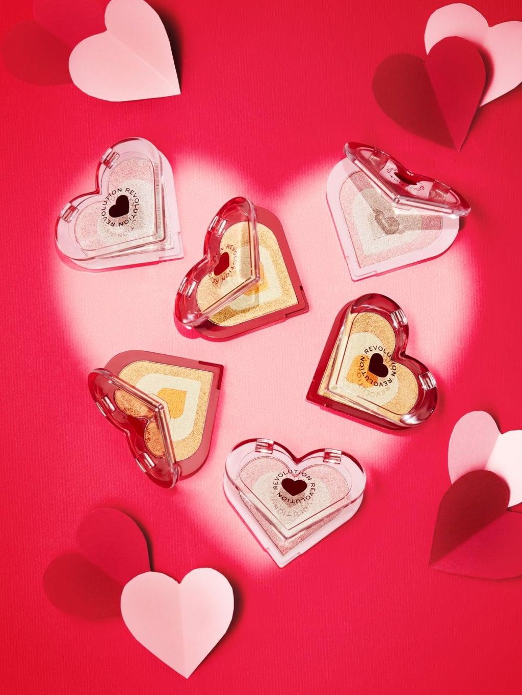 Hihglighter nueva colección de amor de Primark x I Heart Revolution.