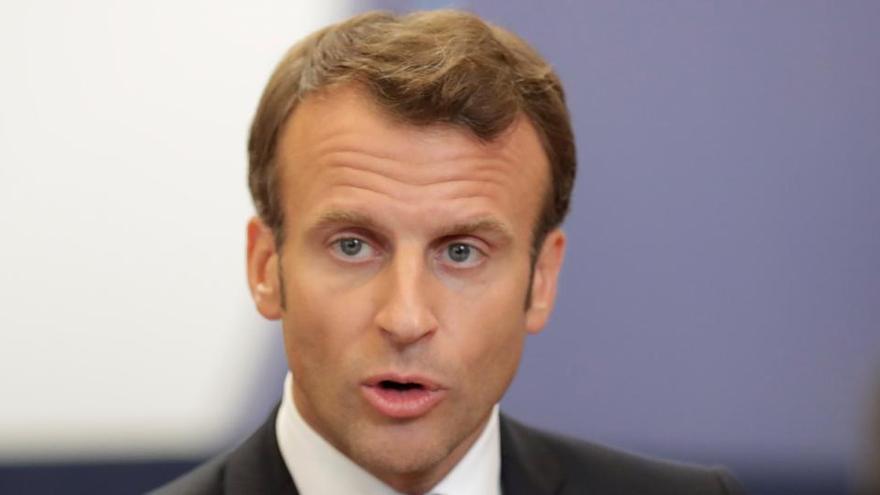 El presidente francés, Emmanuel Macron