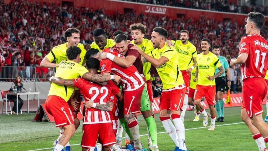 La UD Almería, el último escalón que separa al Málaga CF del